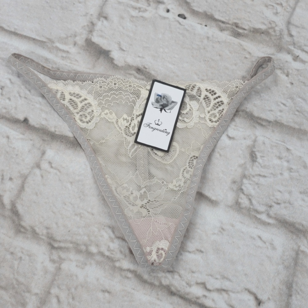 💚Gray Super Sexy G-String Thong Panties